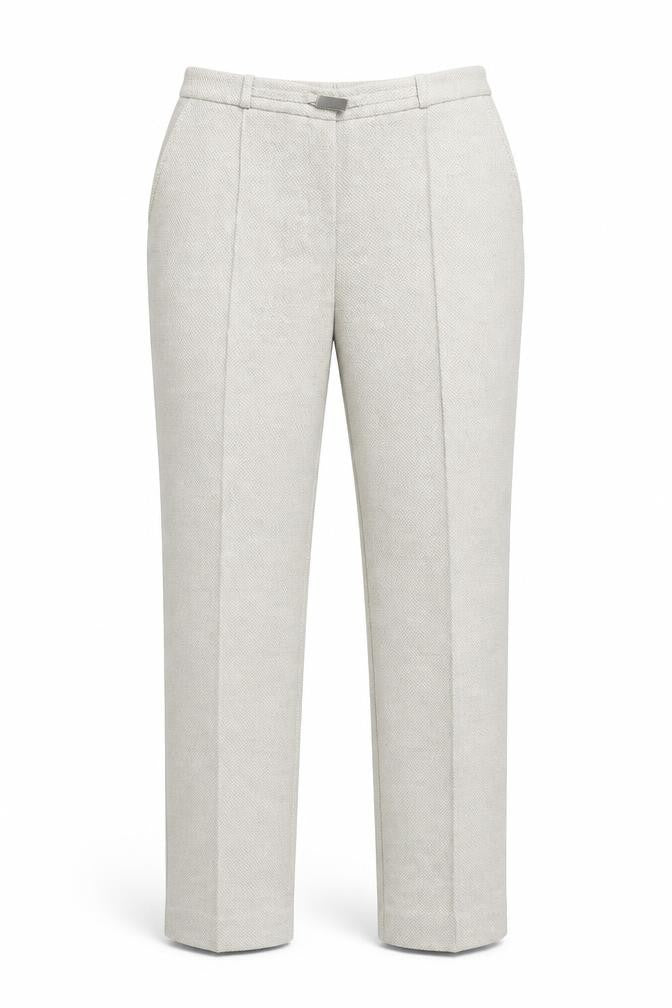 EWM Womens Beige  Polyester Dress Pants Trousers Size 12 L25 in Regular