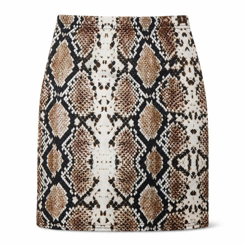 PRETTYLITTLETHING Womens Multicoloured Animal Print Polyester A-Line Skirt Size 8