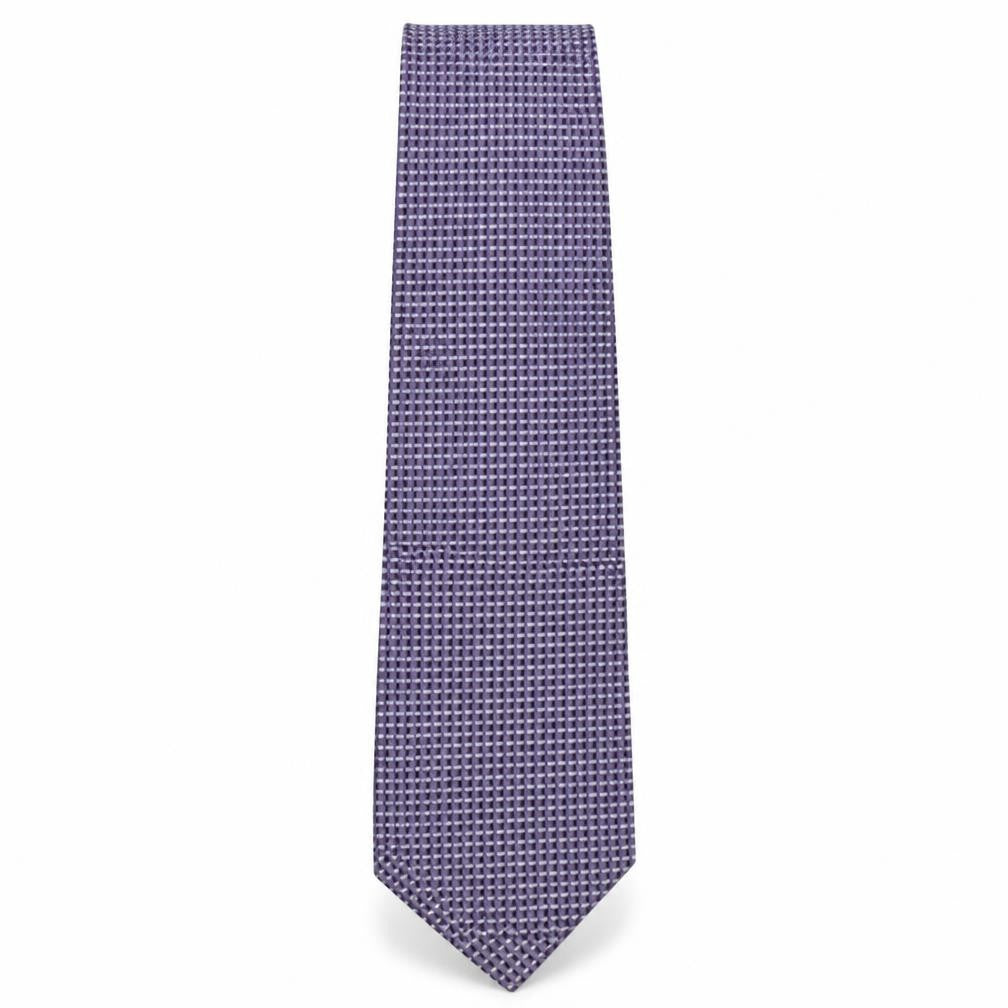 Front view of Lloyds men’s multicoloured plaids & checks polyester pointed tie one size