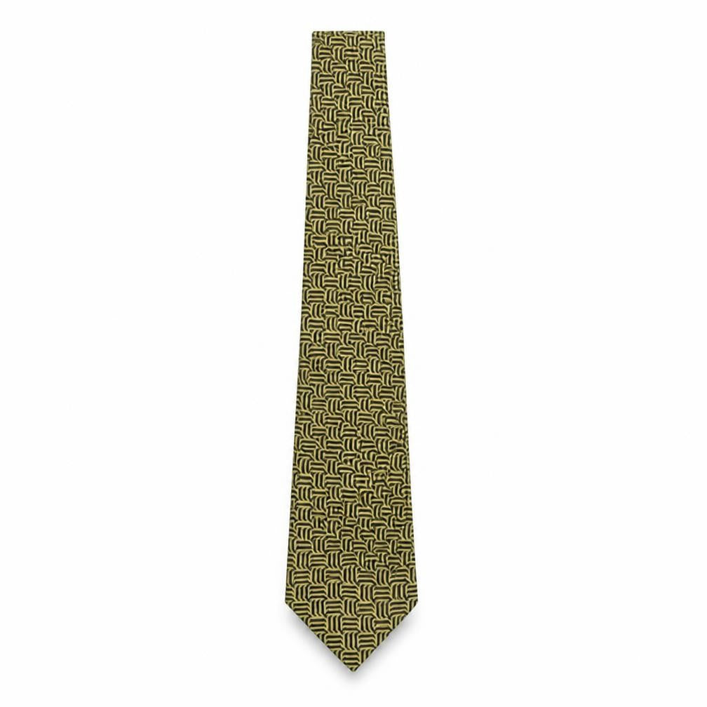 Front view of Marks & Spencer men’s multicoloured geometric polyester pointed tie one size