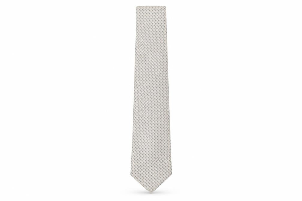 Front view of Marks & Spencer men’s multicoloured plaids & checks polyester pointed tie one size
