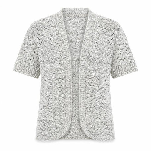 Pulse Womens Beige V-Neck  Acrylic Cardigan Jumper Size S