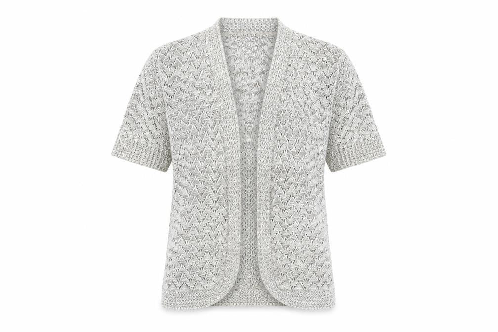 Pulse Womens Beige V-Neck  Acrylic Cardigan Jumper Size S
