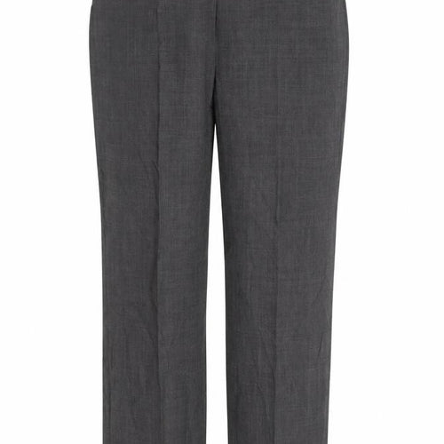 MICHELE Womens Grey  Polyester Dress Pants Trousers Size 12 L31 in Regular Button