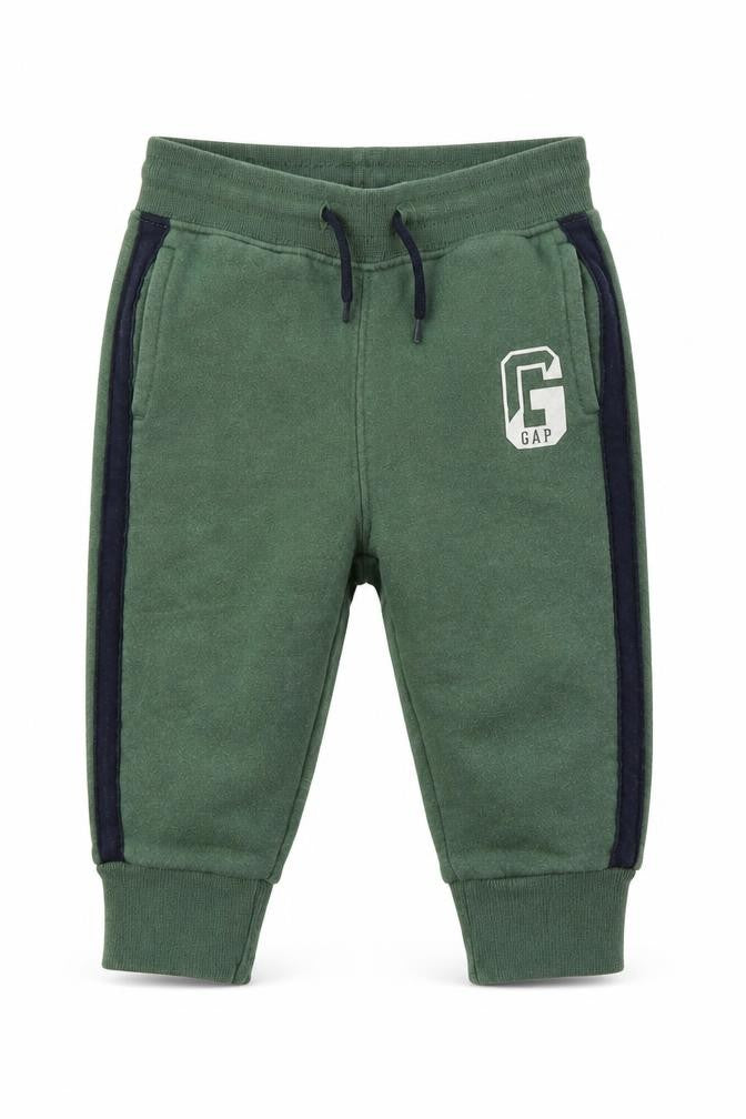 Gap Baby Green  Cotton Sweatpants Leggings Size 12-18 Months  Pullover