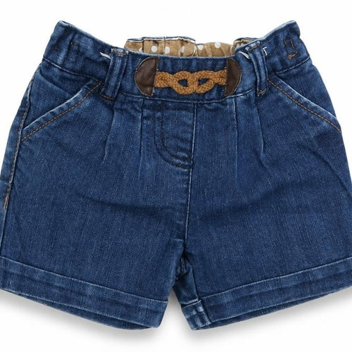 NEXT Girls Blue  Cotton Cropped Jeans Size 9-12 Months