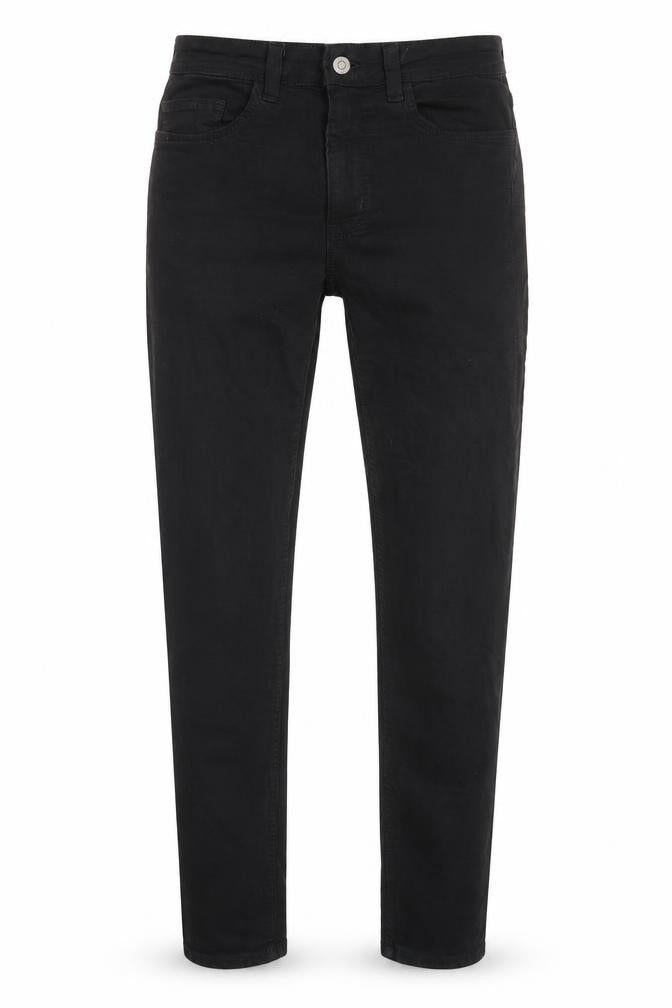 Divided Mens Black  Cotton Skinny Jeans Size 26 in L27 in Regular Button