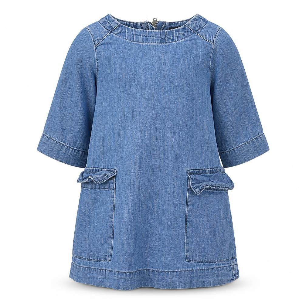 Gap Girls Blue  Cotton A-Line  Size 2 Years  Round Neck Zip