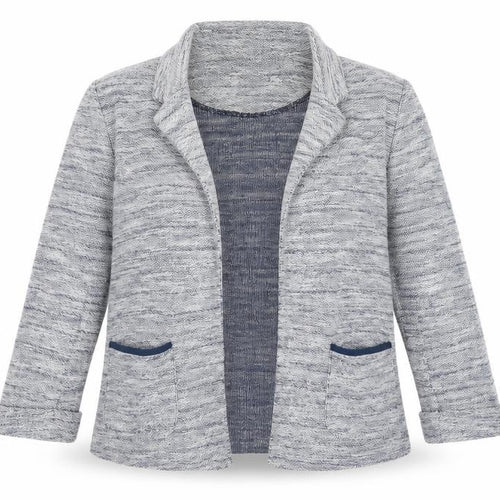 New Look Womens Blue V-Neck  Polyester Cardigan Jumper Size 10
