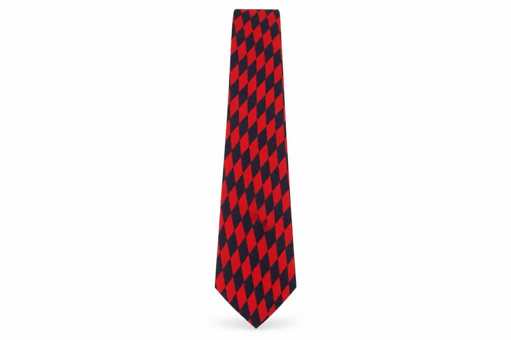Jose Piscador Mens Multicoloured Plaids & Checks Silk Pointed Tie One Size