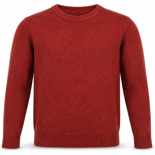 Cedar Wood State Mens Orange Crew Neck  Acrylic Pullover Jumper Size S   - Flecked