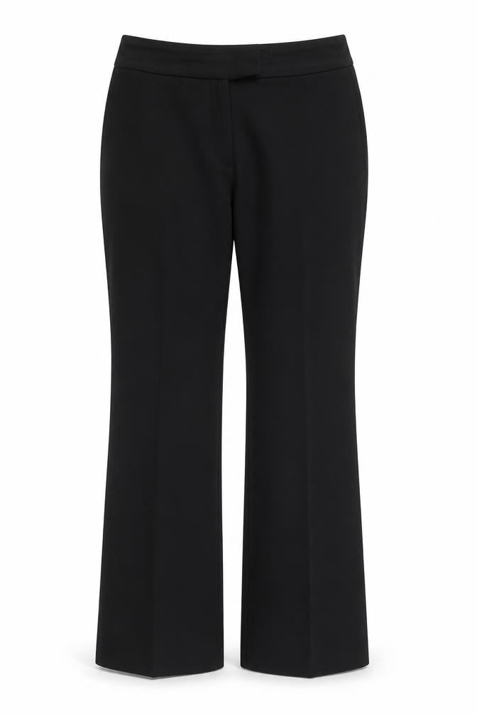 George Womens Black  Polyester Dress Pants Trousers Size 12 L28 in Regular Zip