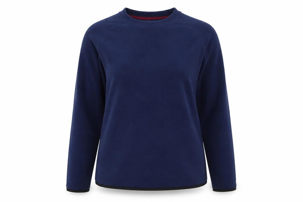 Crane Womens Blue  Polyester Pullover Sweatshirt Size M
