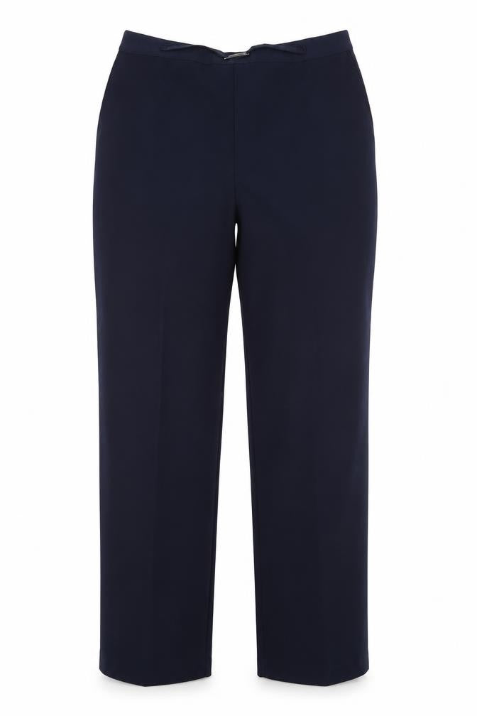 Preworn Womens Blue  Polyester Trousers  Size 14 L26 in Slim