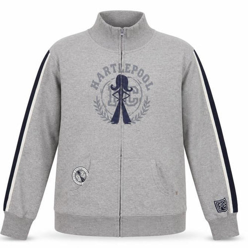 Footie Chick Womens Grey  Cotton Full Zip Sweatshirt Size 16  Zip - Hartlepool