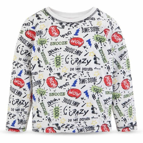 Dunnes Stores Boys Multicoloured  100% Cotton Jersey T-Shirt Size 7-8 Years Round Neck Pullover