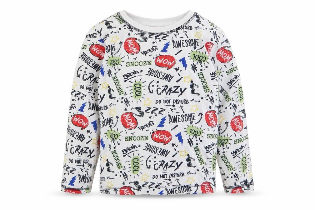 Dunnes Stores Boys Multicoloured  100% Cotton Jersey T-Shirt Size 7-8 Years Round Neck Pullover