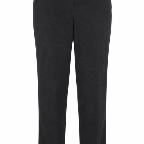 M & Co Womens Black Animal Print Cotton Dress Pants Trousers Size 8 L28 in Regular Button