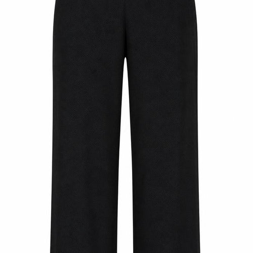 F&F Womens Black Polka Dot Polyester Trousers  Size 10 L31 in Regular Zip