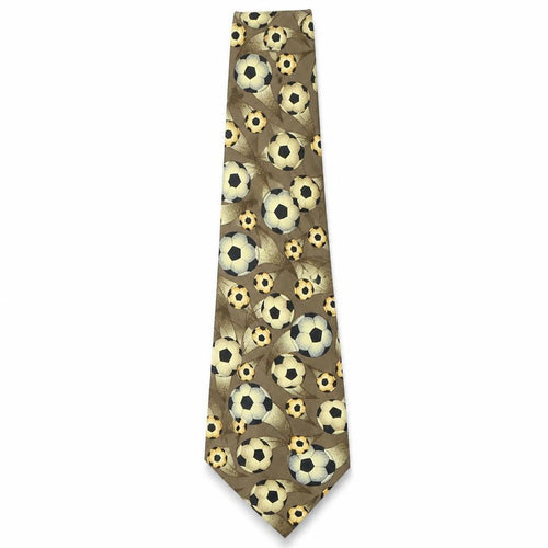 Rene Chagal Mens Multicoloured Geometric Silk Pointed Tie One Size - Football