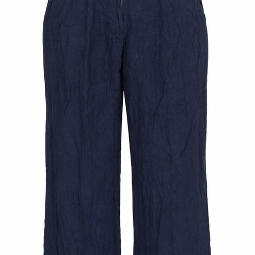 Joanna Hope Womens Blue  Viscose Trousers  Size 20 L28 in Regular Button