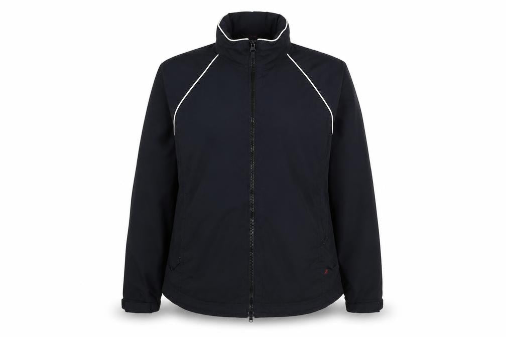 Front view of TRUTEX women’s black jacket, size S, zip