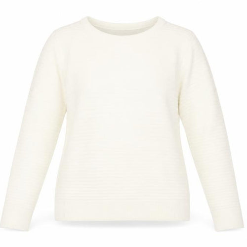 Dorothy Perkins Womens Ivory Round Neck  Acrylic Pullover Jumper Size 14