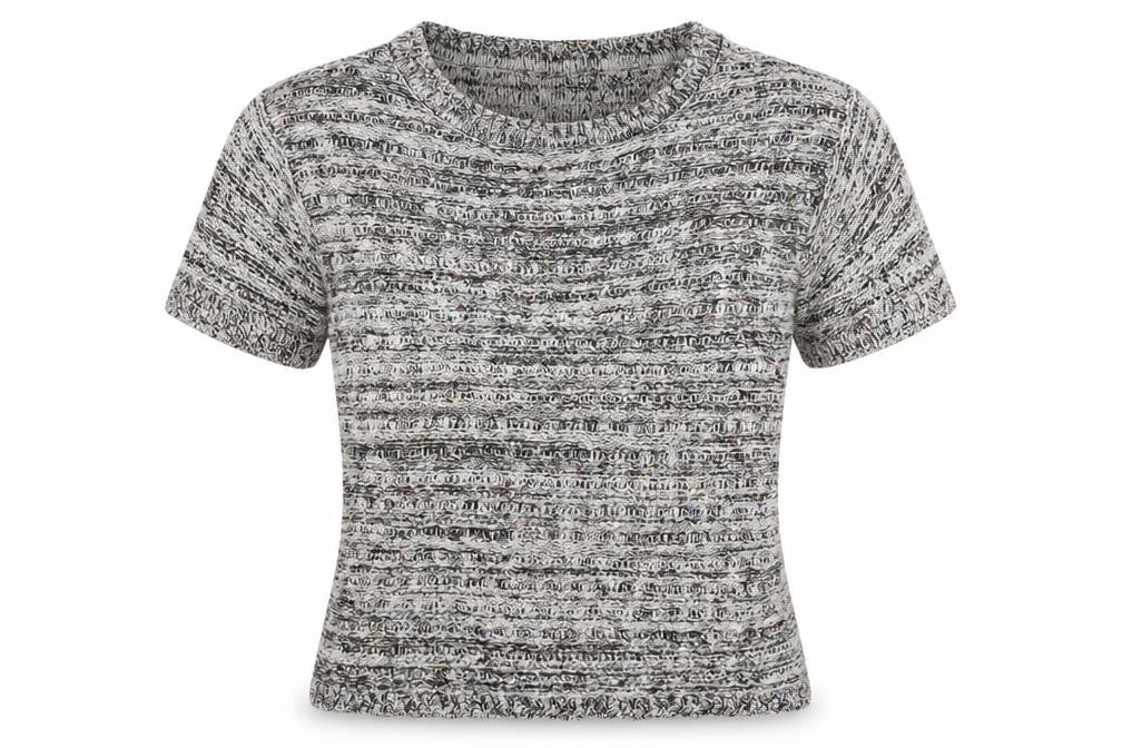Front view of Atmosphere women’s ivory scoop neck polyester jumper, size UK 8