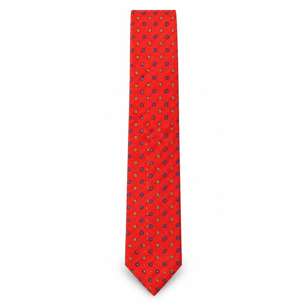 Front view of Lloyd Attree & Smith men’s multicoloured floral polyester pointed tie one size
