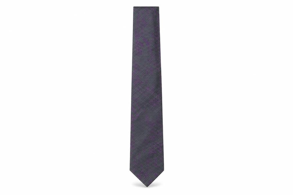 Front view of River Island men’s multicoloured floral polyester pointed tie one size