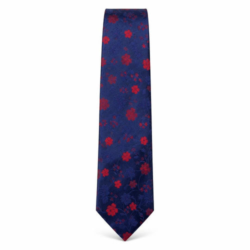 Savoy Taylors Guild Mens Multicoloured Floral Silk Pointed Tie One Size