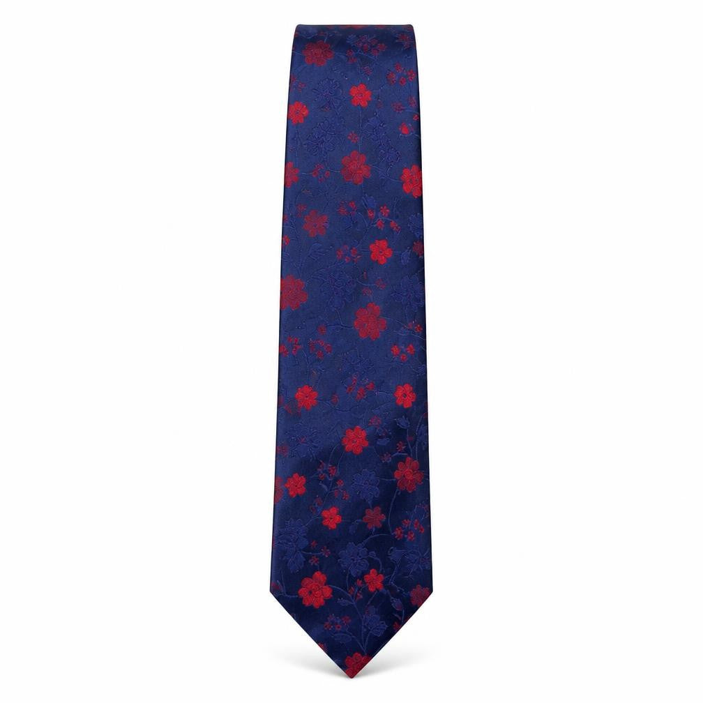 Savoy Taylors Guild Mens Multicoloured Floral Silk Pointed Tie One Size