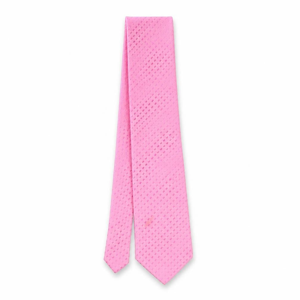 Front view of Next men’s pink geometric polyester pointed tie one size