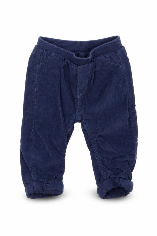 Front view of Marks & Spencer Baby Blue 100% Cotton Cropped Leggings, size 3-6, Months