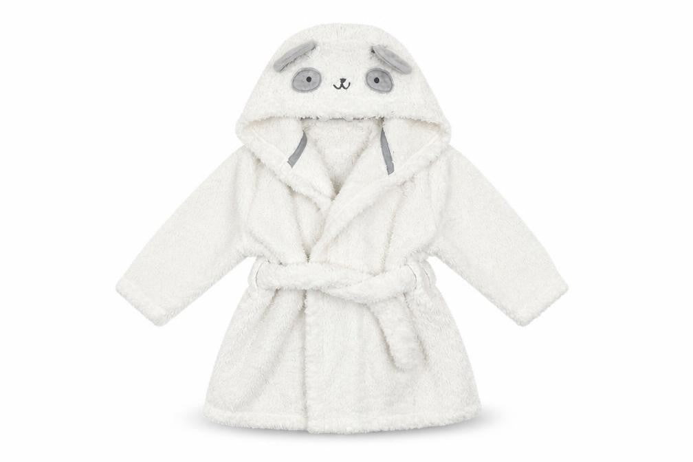 Marks and Spencer Baby White  Cotton Kimono Robe Size 9-12 Months  Tie
