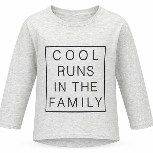 Dunnes Stores Girls Grey  Cotton Basic T-Shirt Size 2-3 Years Crew Neck  - Cool Runs in the Family
