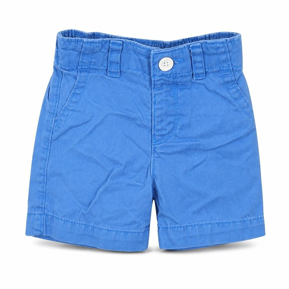 George Boys Blue  Cotton Cropped Jeans Size 9-12 Months  Button