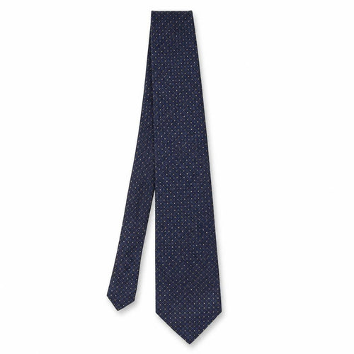 Marks and Spencer Mens Multicoloured Plaids & Checks Silk Pointed Tie One Size