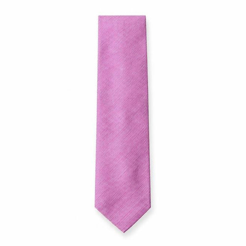 John Lewis  Mens Pink Striped Silk Pointed Tie One Size