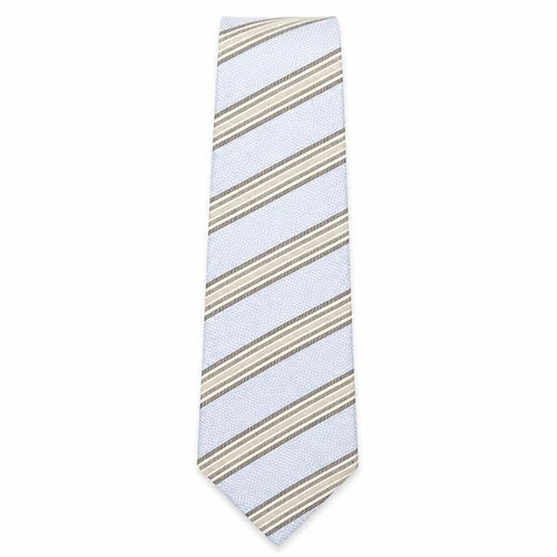 Marks and Spencer Mens Multicoloured Striped Silk Pointed Tie One Size