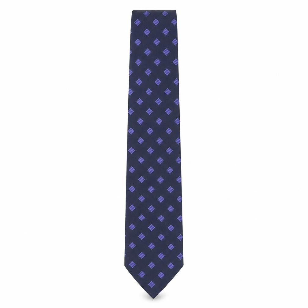 Front view of Marks & Spencer men’s multicoloured geometric polyester pointed tie one size