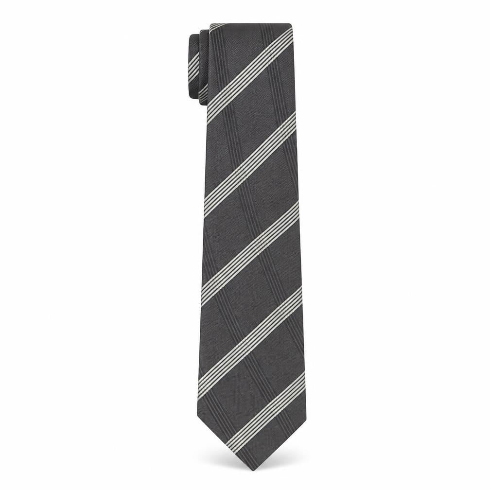 Front view of Zantos men’s multicoloured plaids & checks polyester pointed tie one size