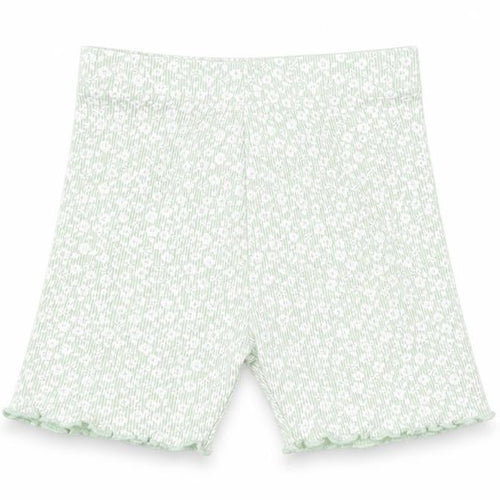 George  Green Floral 100% Cotton Capri Leggings Size 12-18 Months  Pullover - Ribbed
