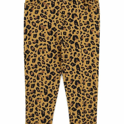 Crafted Girls Beige Animal Print Cotton Dress Pants Trousers Size 13 Years  Regular