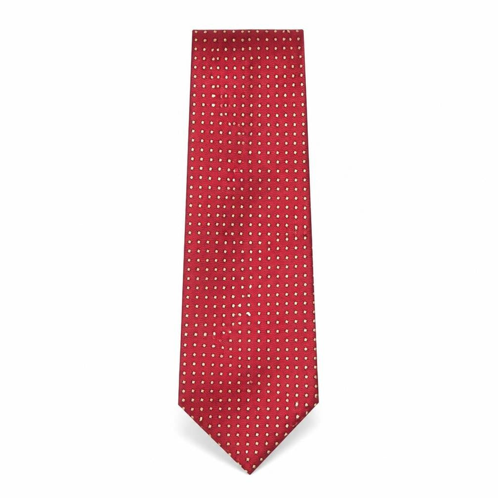 Front view of Marks & Spencer men’s multicoloured geometric silk pointed tie one size
