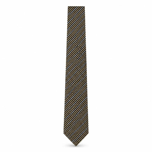 Jason & Vouge  Mens Multicoloured Plaids & Checks Silk Pointed Tie One Size