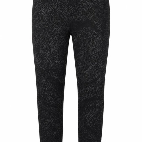 TU Womens Black  Viscose Skinny Jeans Size 8 L27 in Regular Button - Leaf Prints