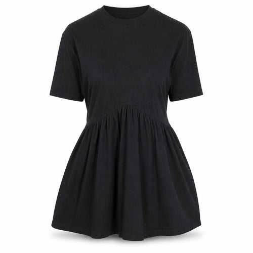 ASOS Womens Black  Cotton Fit & Flare  Size 2  Crew Neck