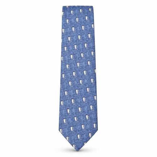 Marks and Spencer Mens Multicoloured Plaids & Checks Silk Pointed Tie One Size