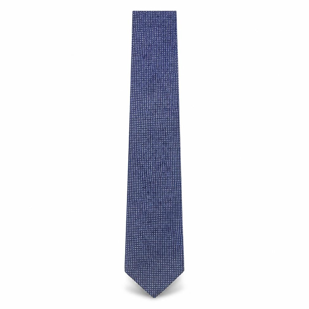 Marks and Spencer Mens Multicoloured Plaids & Checks Silk Pointed Tie One Size